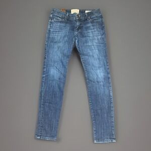 Dylan George & Co Kendra Reg Rise Skinny Blue Denim Jeans Womens Size 28